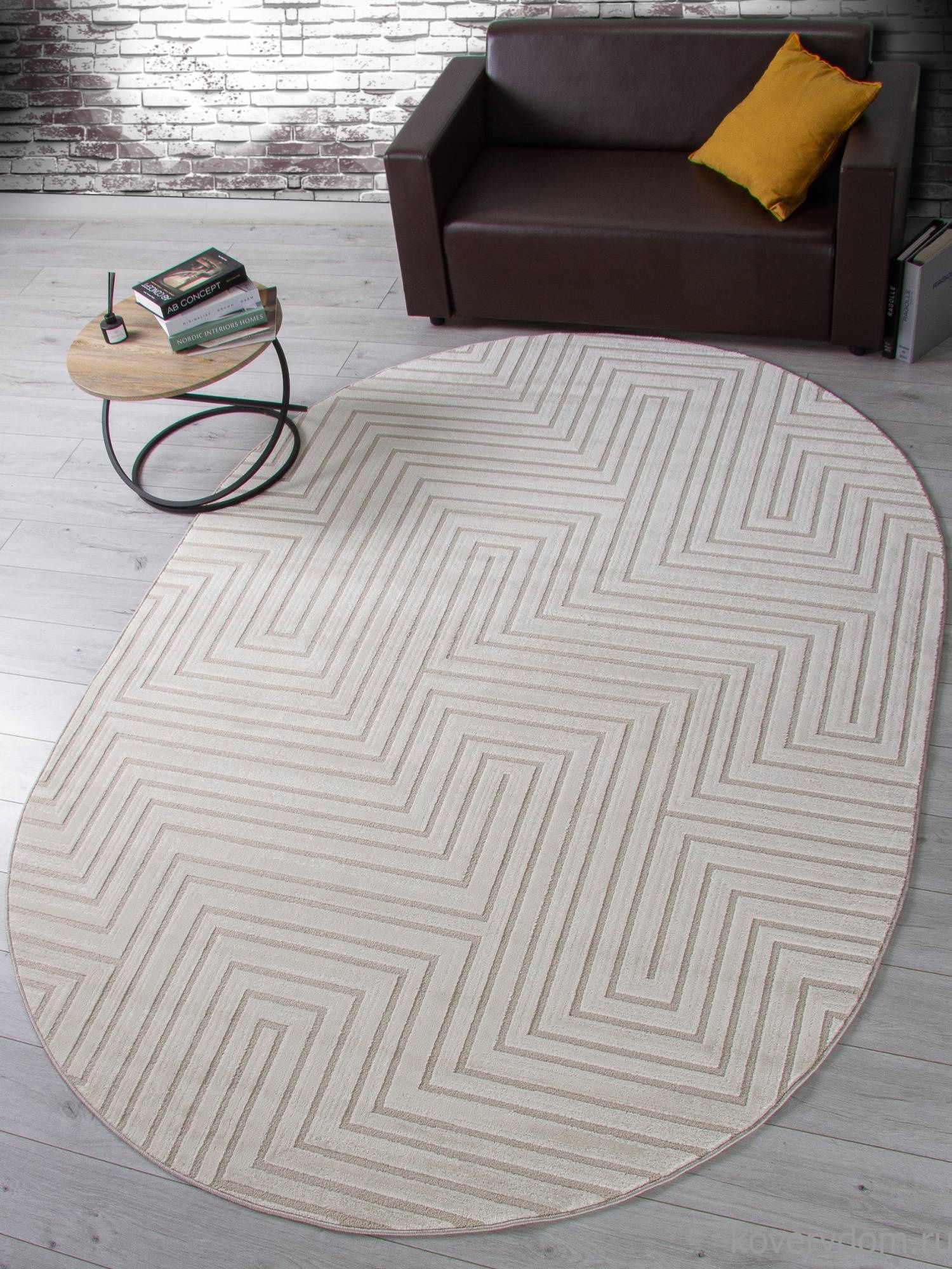 Ковер DIOS F412 LIGHT CREAM Овал Ковер DIOS F412 LIGHT CREAM Овал