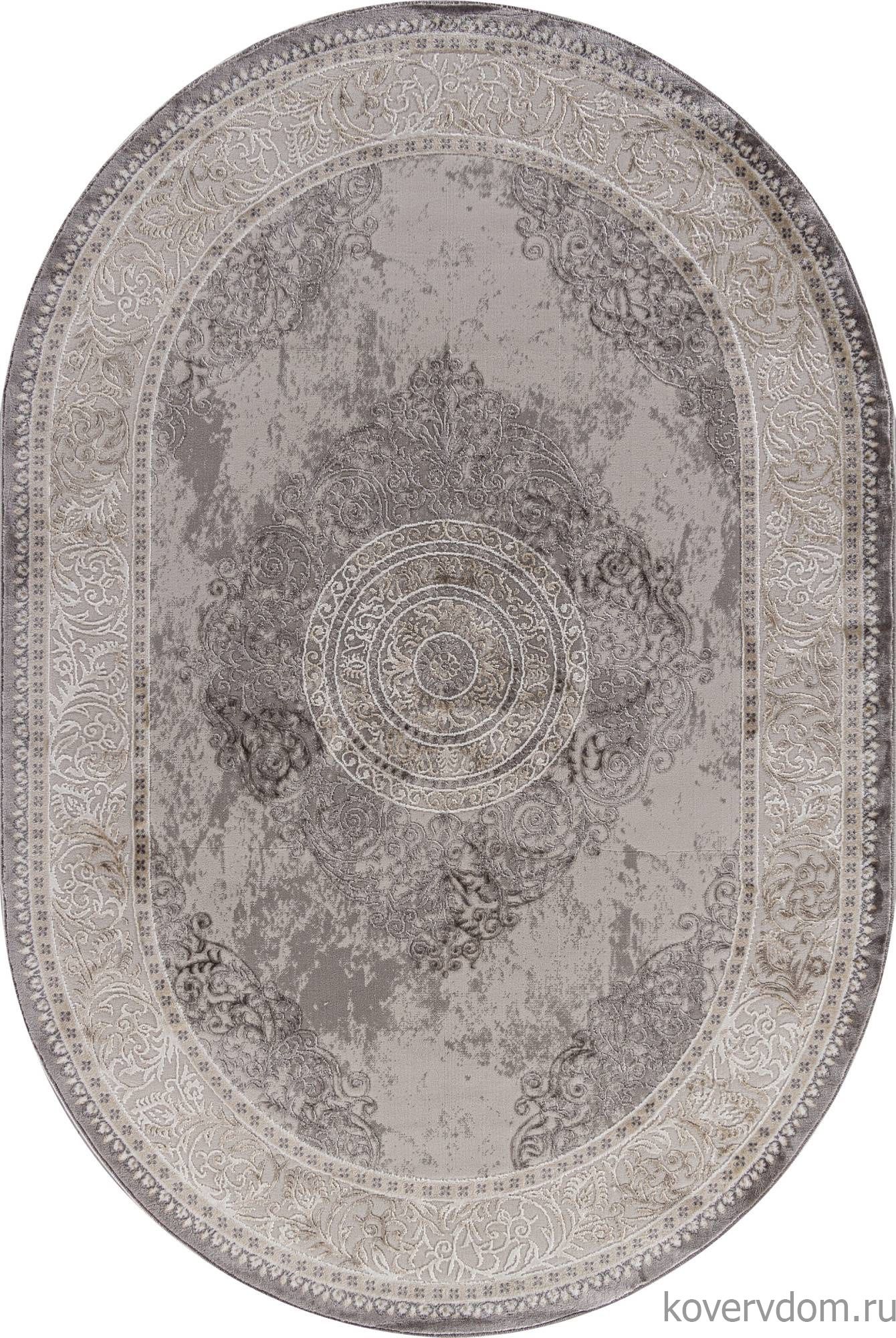 Ковер LUCCI P0540 L.GRAY / L.GRAY Овал