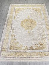 Пушистый ковер DELINA A064A CREAM / GOLD FDY