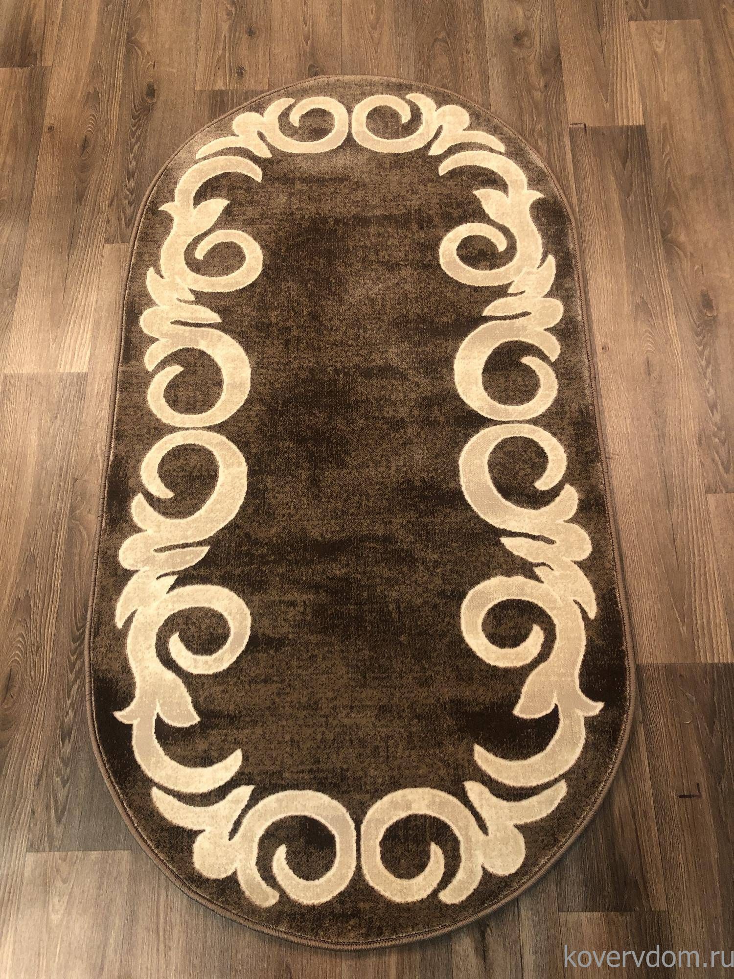 Ковер TOKIO 17970A BROWN / VIZON Овал