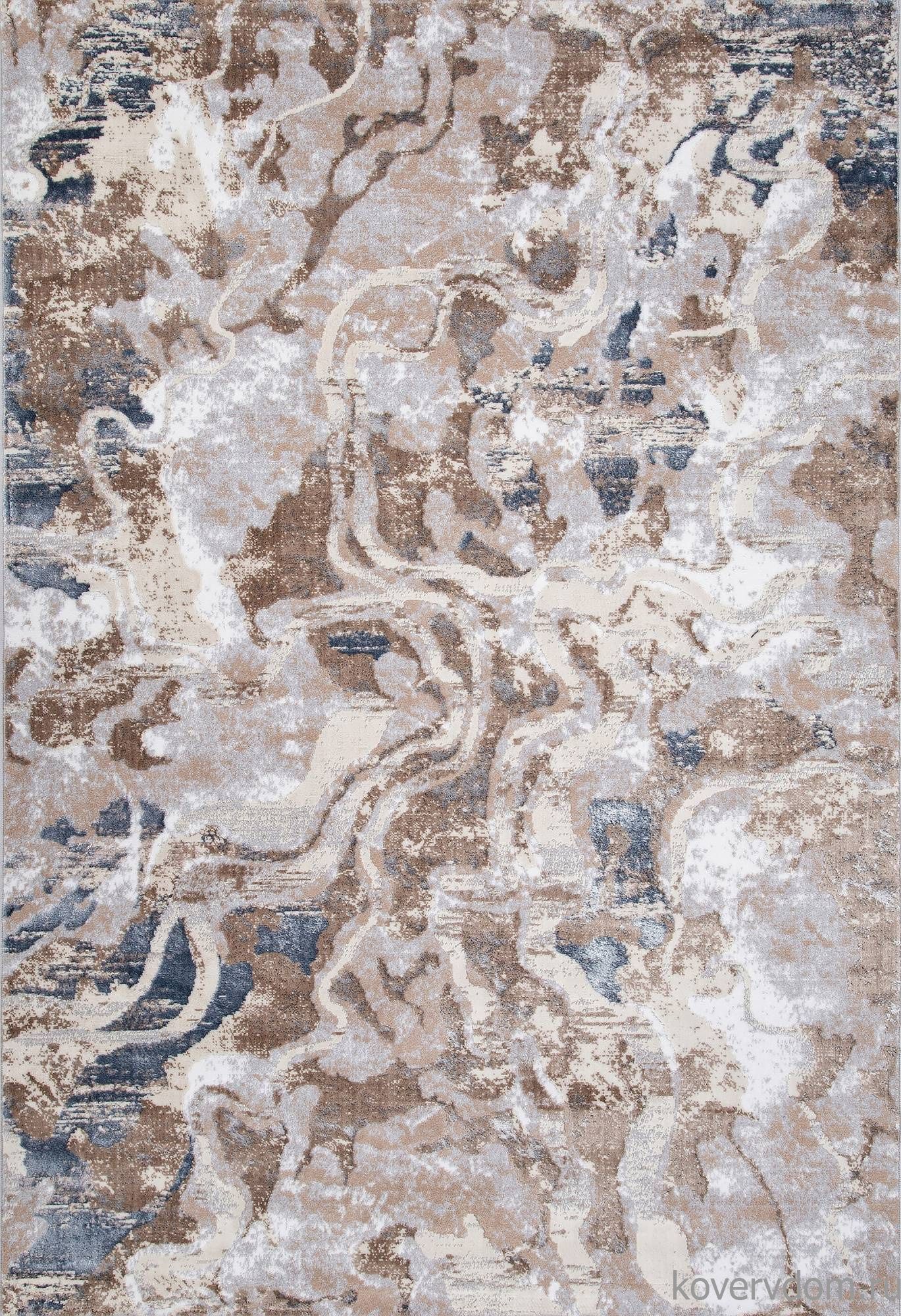 Ковер PERU D070A CREAM SHIRINK / BLUE FDY Ковер PERU D070A CREAM SHIRINK / BLUE FDY