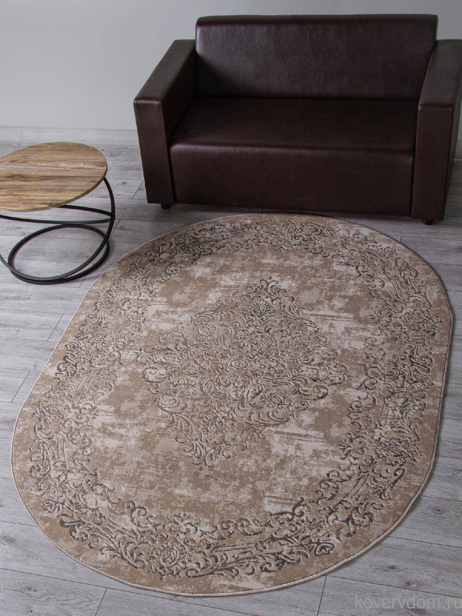 Ковер LIMAN-A F481 BEIGE Овал