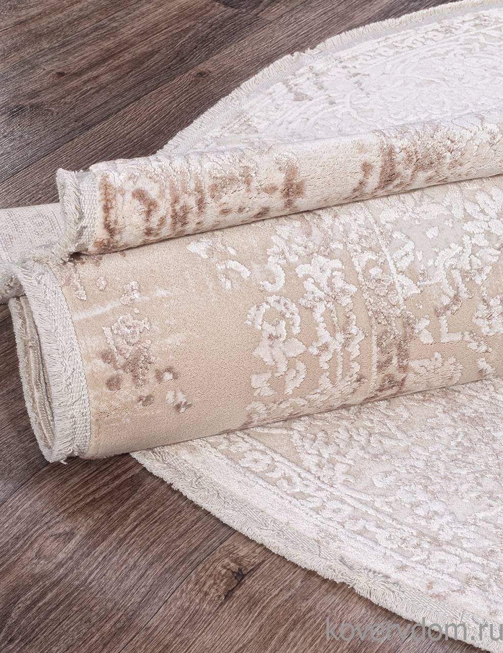 Ковер ALLURES 12216 CREAM / CREAM Овал