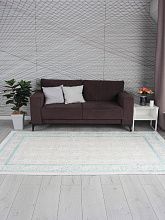 Ковер в гостиную бирюзовый AMELI 9255A S.L.GREY / P.TURQUOISE