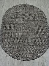 Круглый ковер KAIR S148 DARK GRAY Овал