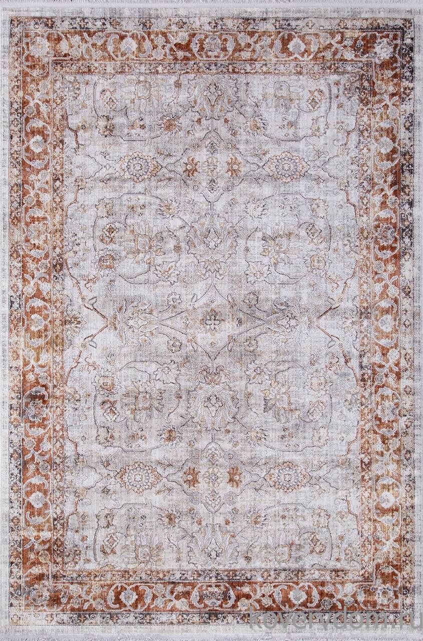 Ковер SEATTLE 03882A СЕРЫЙ / КОРИЧНЕВЫЙ