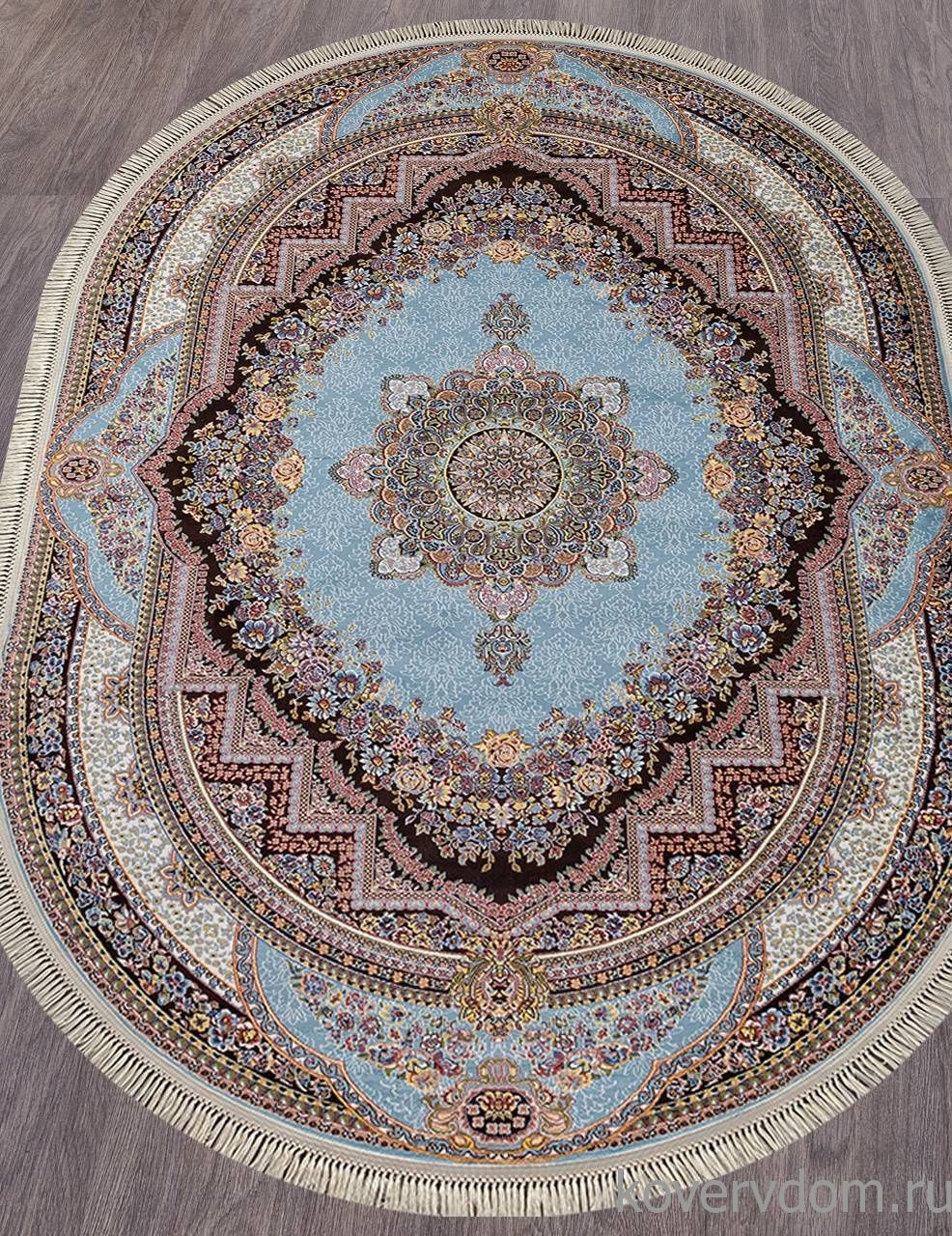 Ковер ARAVIA 6805 BLUE-BROWN Овал Ковер ARAVIA 6805 BLUE-BROWN Овал