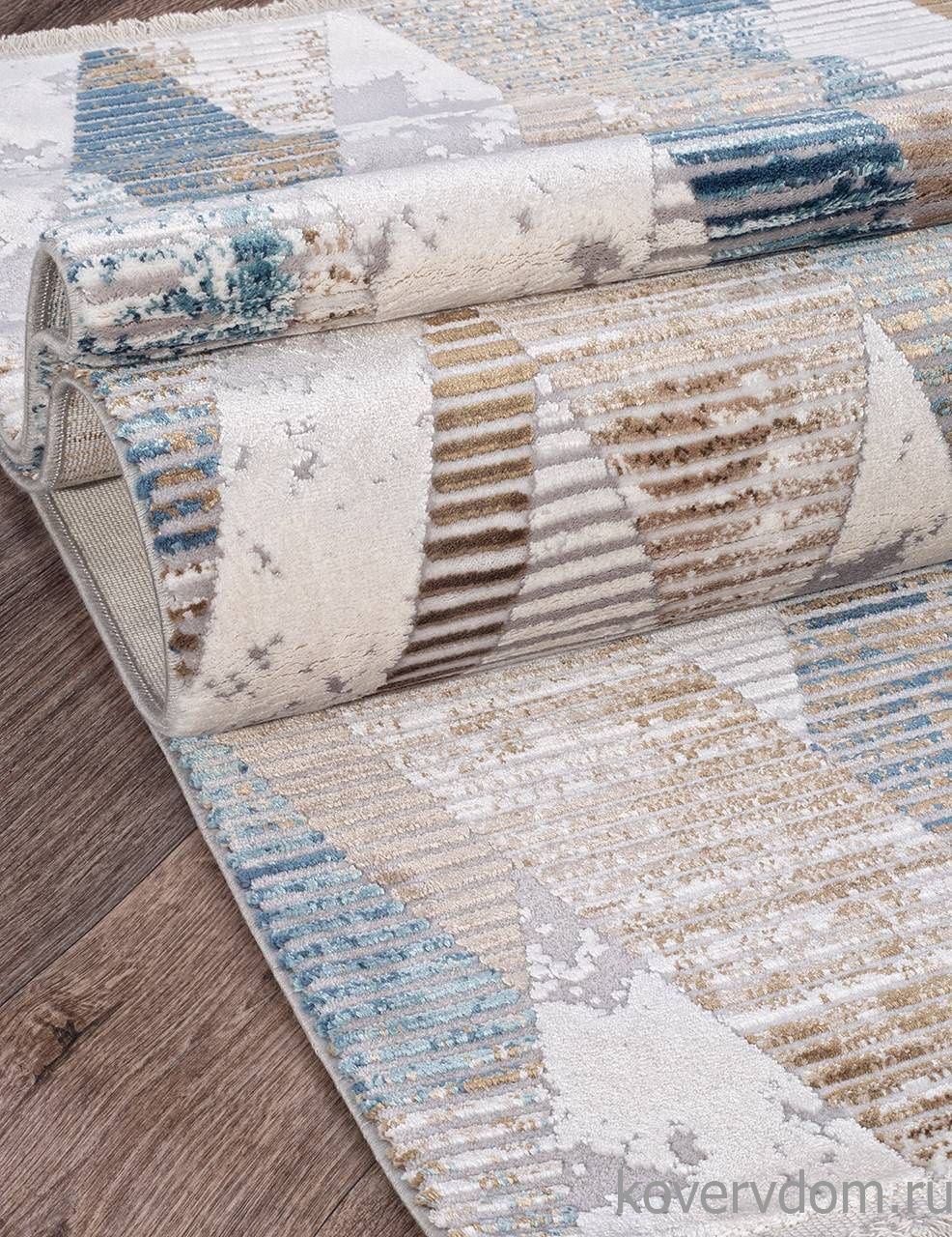 Ковер ALLURES 12027 CREAM / BLUE