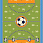 Детский ковер Футбольное поле  зеленый