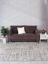 Ковер из Турции бежевый LAVIN AB739E BEIGE / BLACK