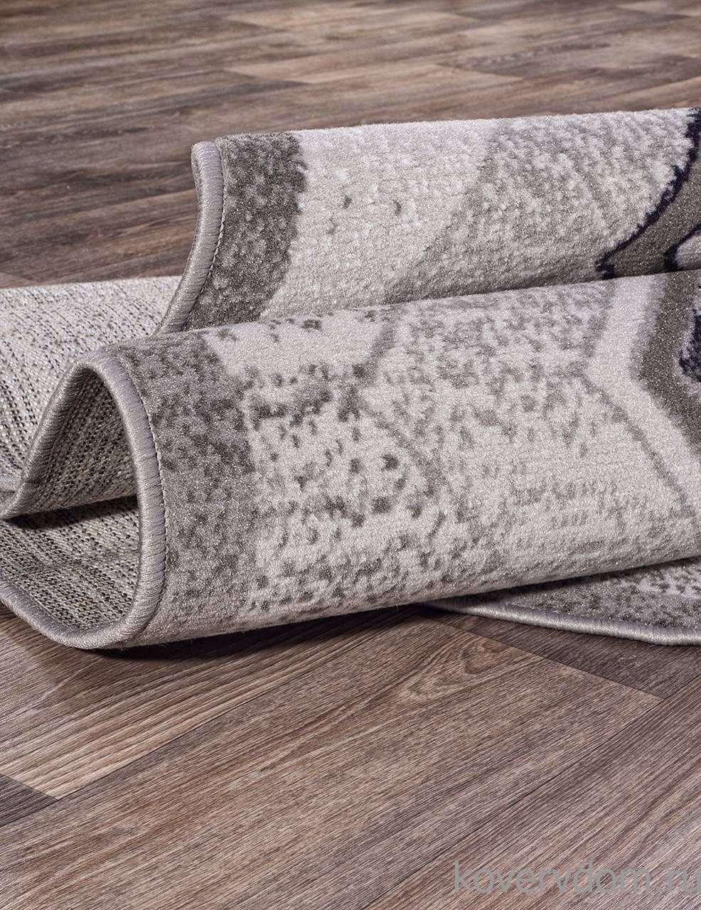 Ковер SILVER D188 GRAY Овал