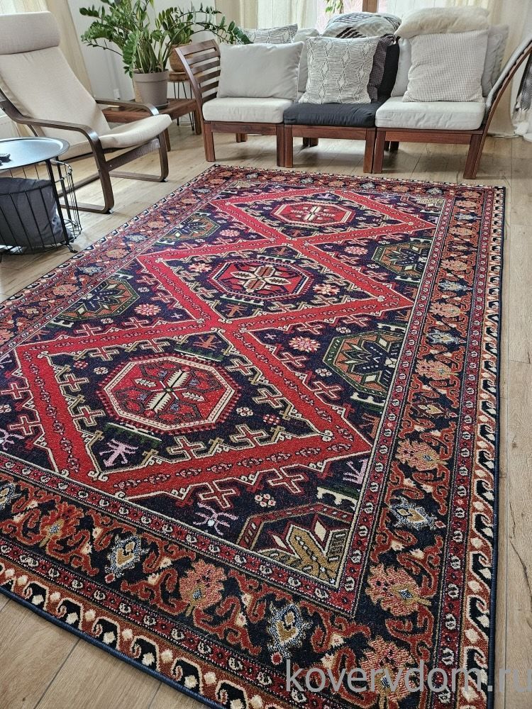 Ковер а-ля винтажный Дагестанский-A узор 40564