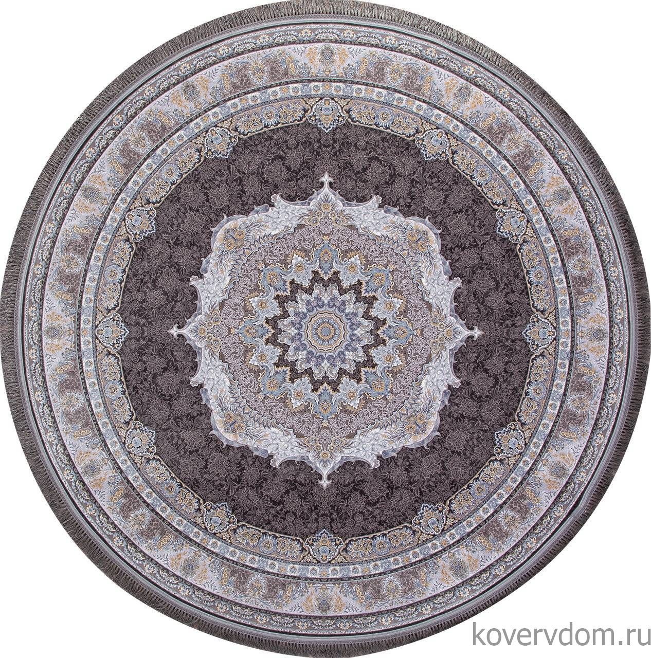 Ковер FARSI 1200 G252 DARK GRAY Круг