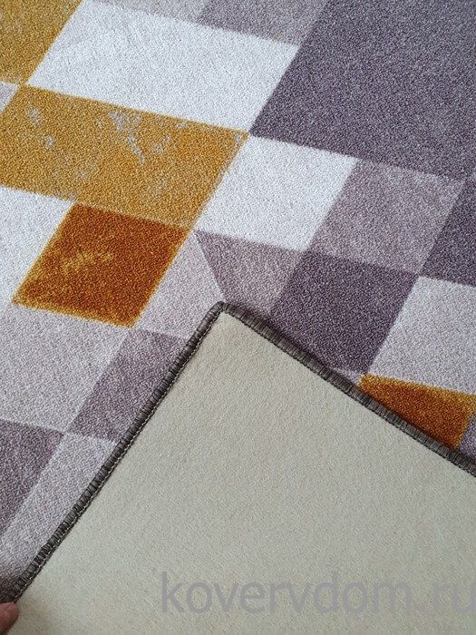 Ковер-палас АБСТРАКЦИЯ ромбы 2089 цвет 109 серо-горчичный Ковер-палас АБСТРАКЦИЯ ромбы 2089 цвет 109 серо-горчичный