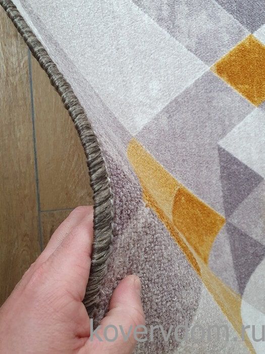 Ковер-палас АБСТРАКЦИЯ ромбы 2089 цвет 109 серо-горчичный Ковер-палас АБСТРАКЦИЯ ромбы 2089 цвет 109 серо-горчичный