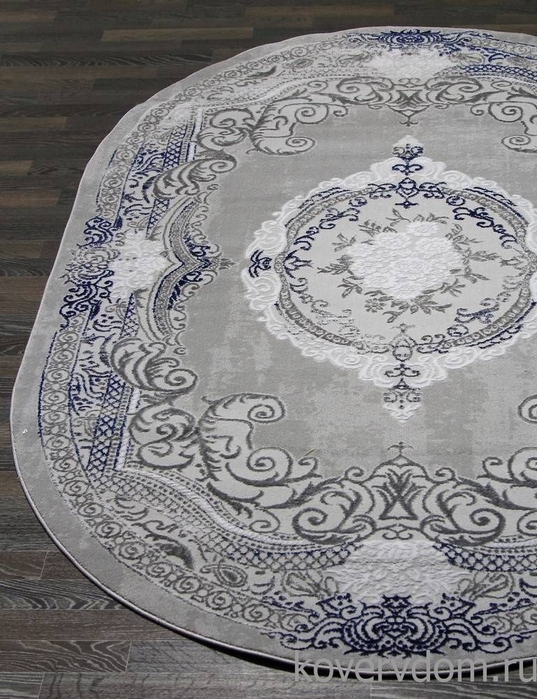 Ковер Pacha 07837G POLY.C.GRI / POLY.C. Овал