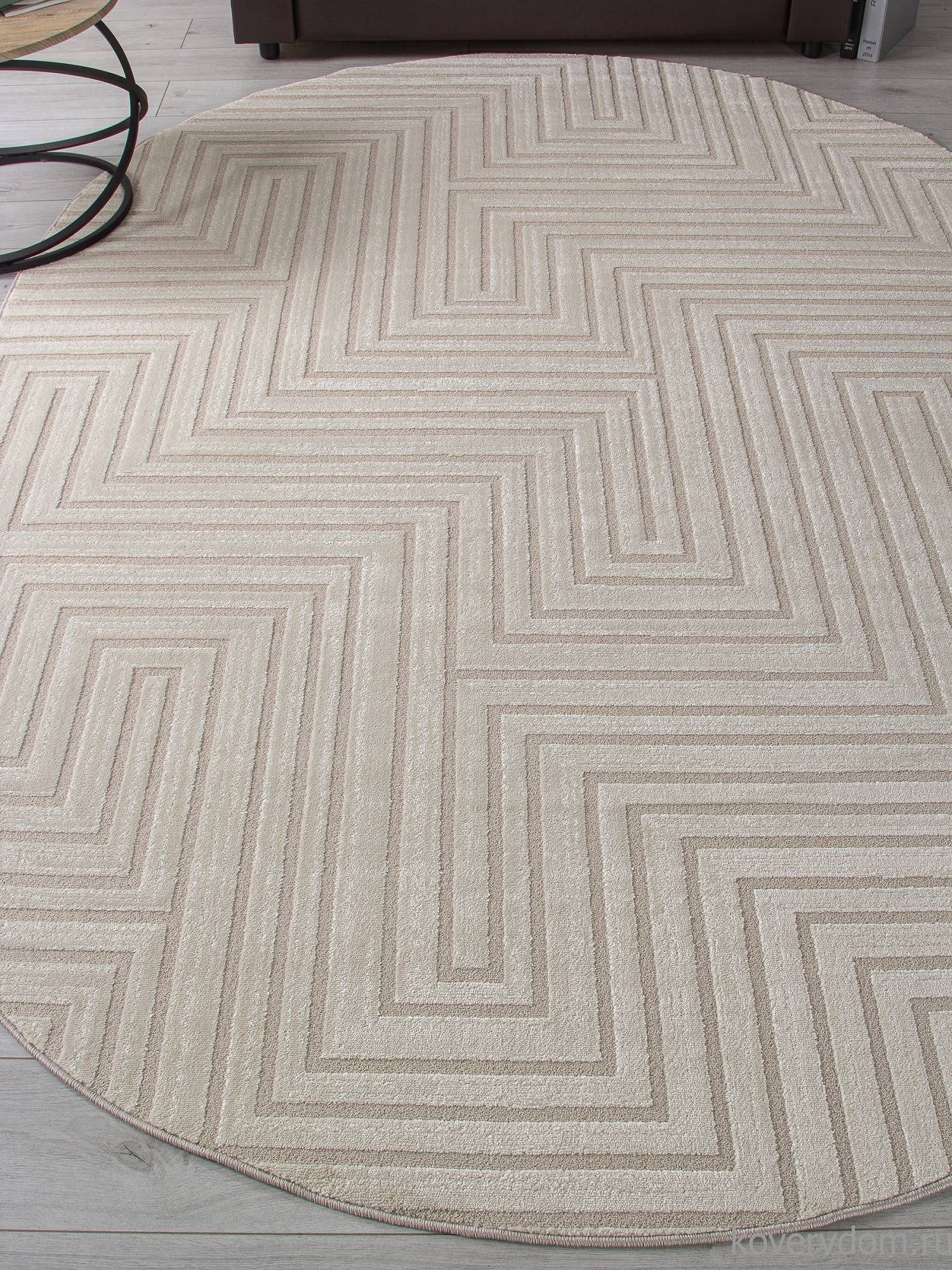 Ковер DIOS F412 LIGHT CREAM Овал Ковер DIOS F412 LIGHT CREAM Овал