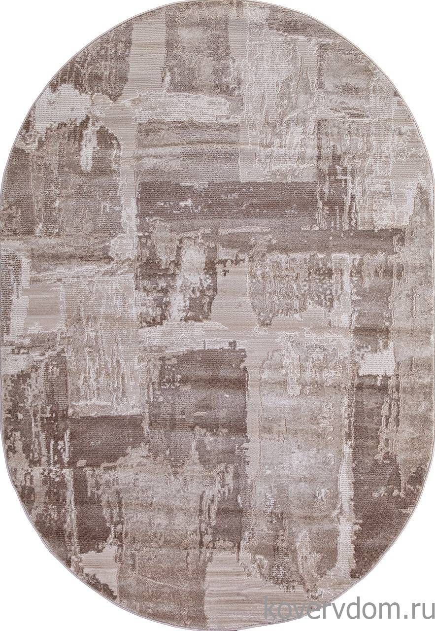 Ковер ARMINA 03710A BROWN / BROWN Овал