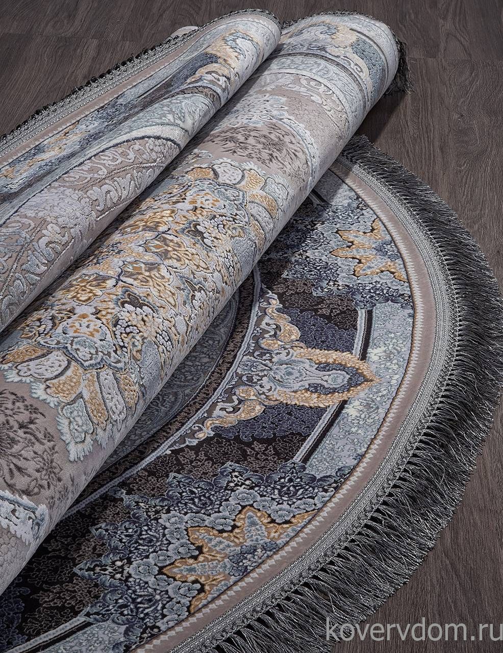 Ковер FARSI 1200 266 LIGHT GRAY Круг