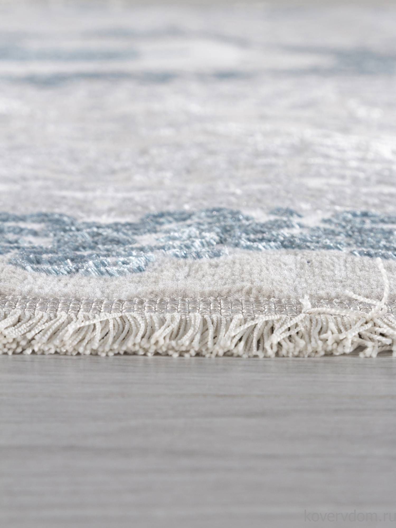 Ковер EFSAN Q010A CREAM SHRINK / BLUE FDY Овал