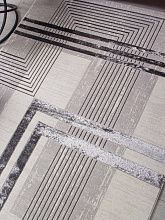 Ковер из Турции серый NOVA 04075A CREAM HB / ICE GREY HB